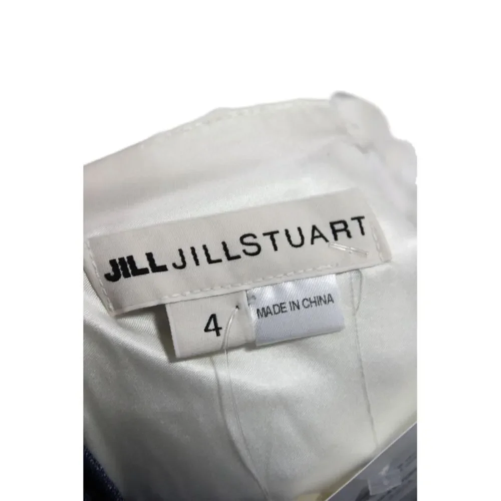Jill Jill Stuart Women Halter Ivory Jumpsuit Zip Sleeveless Wedding Size 4